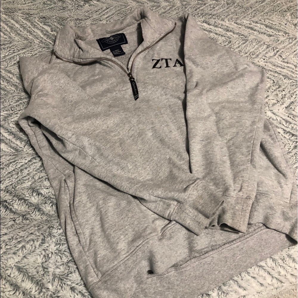 ZETA TAU ALPHA ZIP SWEATSHIRT